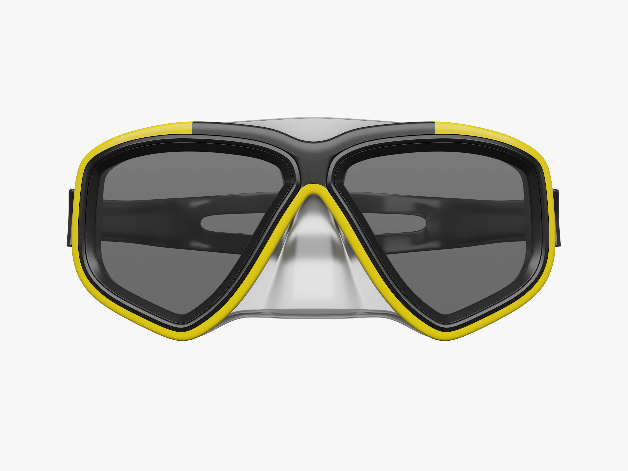 Scuba Mask 3D model_1