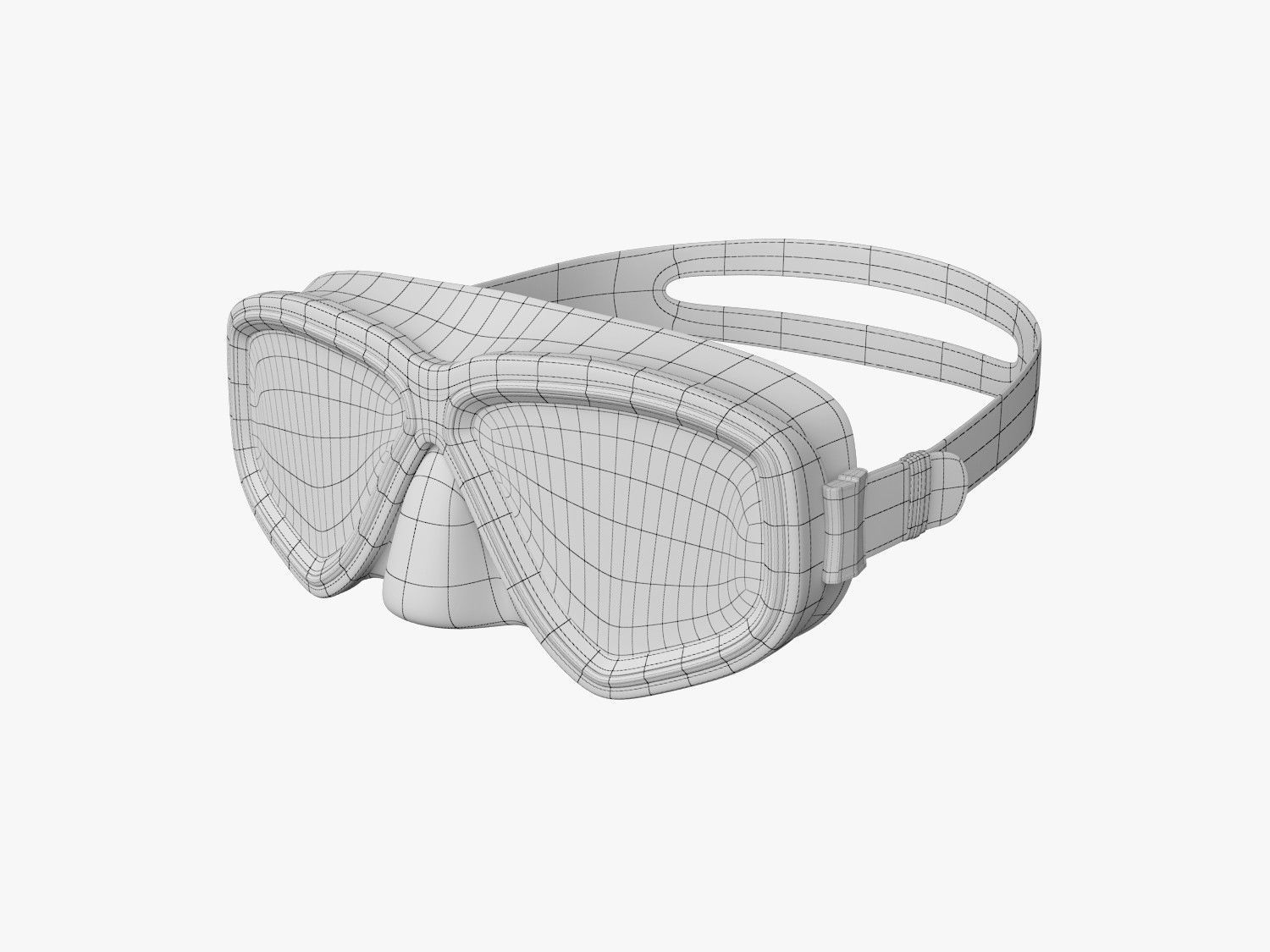 Scuba Mask 3D model_9