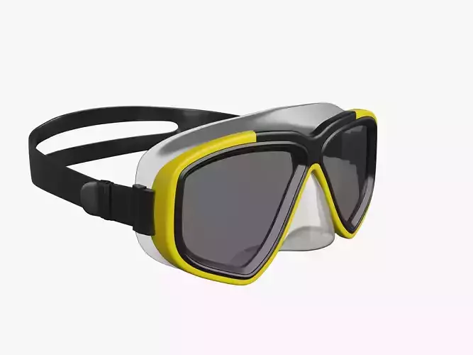 Scuba Mask 3D model