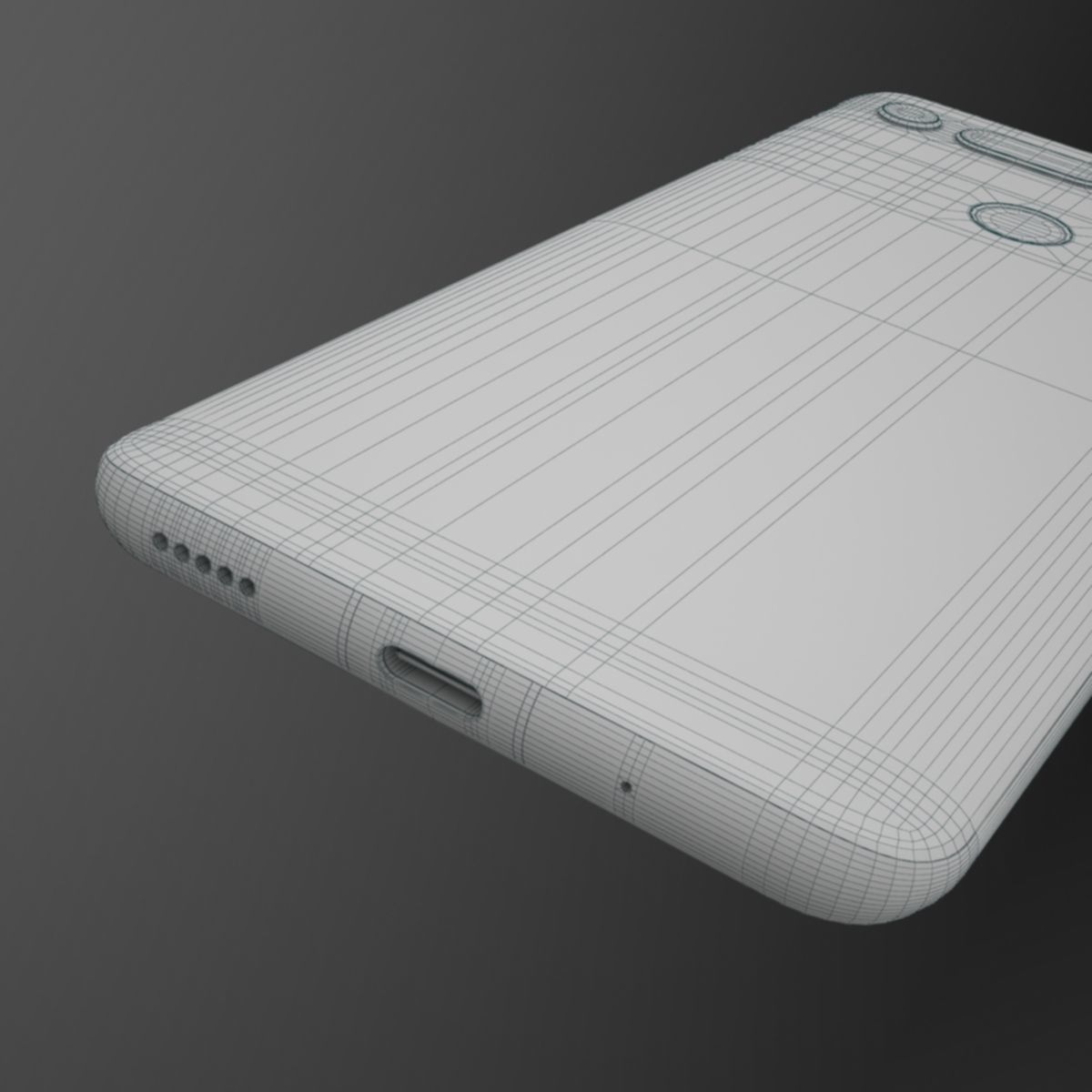 Honor View 20 3D model_14