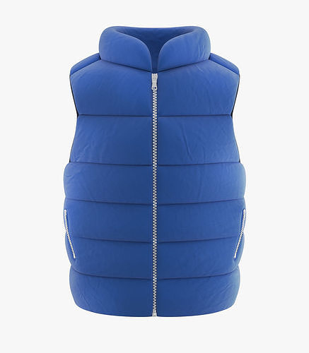 Puffer Vest 3D model
