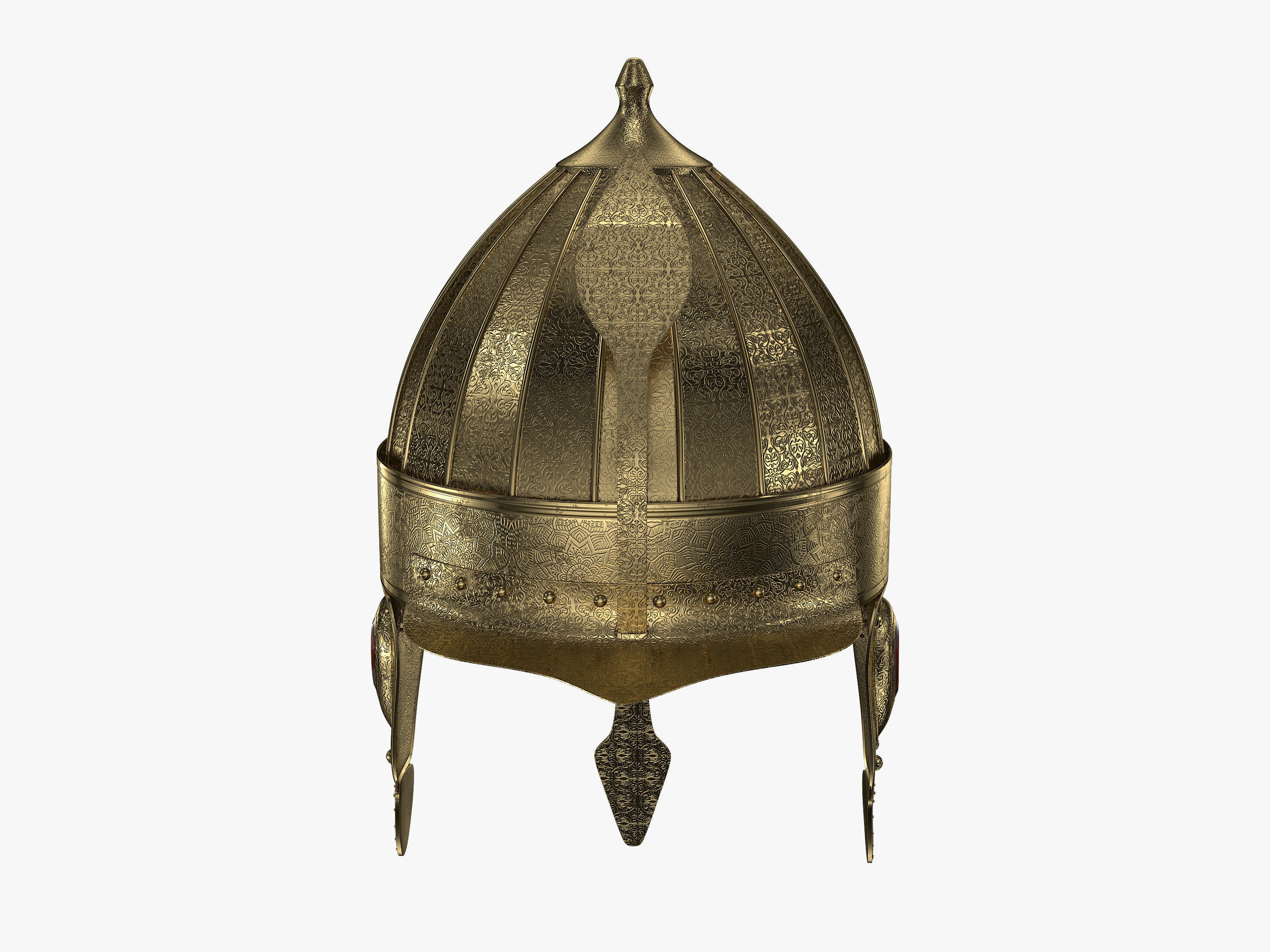 Ottoman Helmet 3D model_3