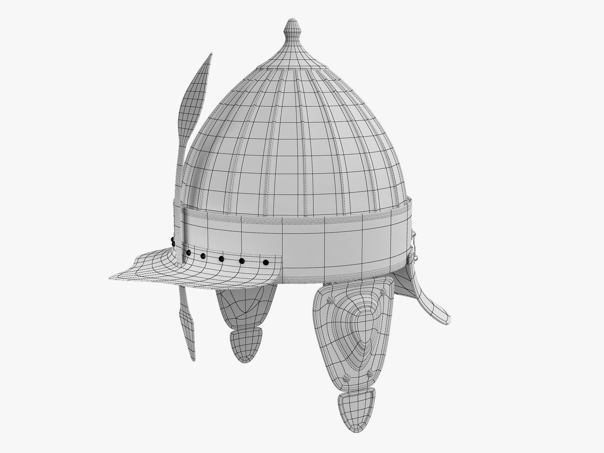 Ottoman Helmet 3D model_10