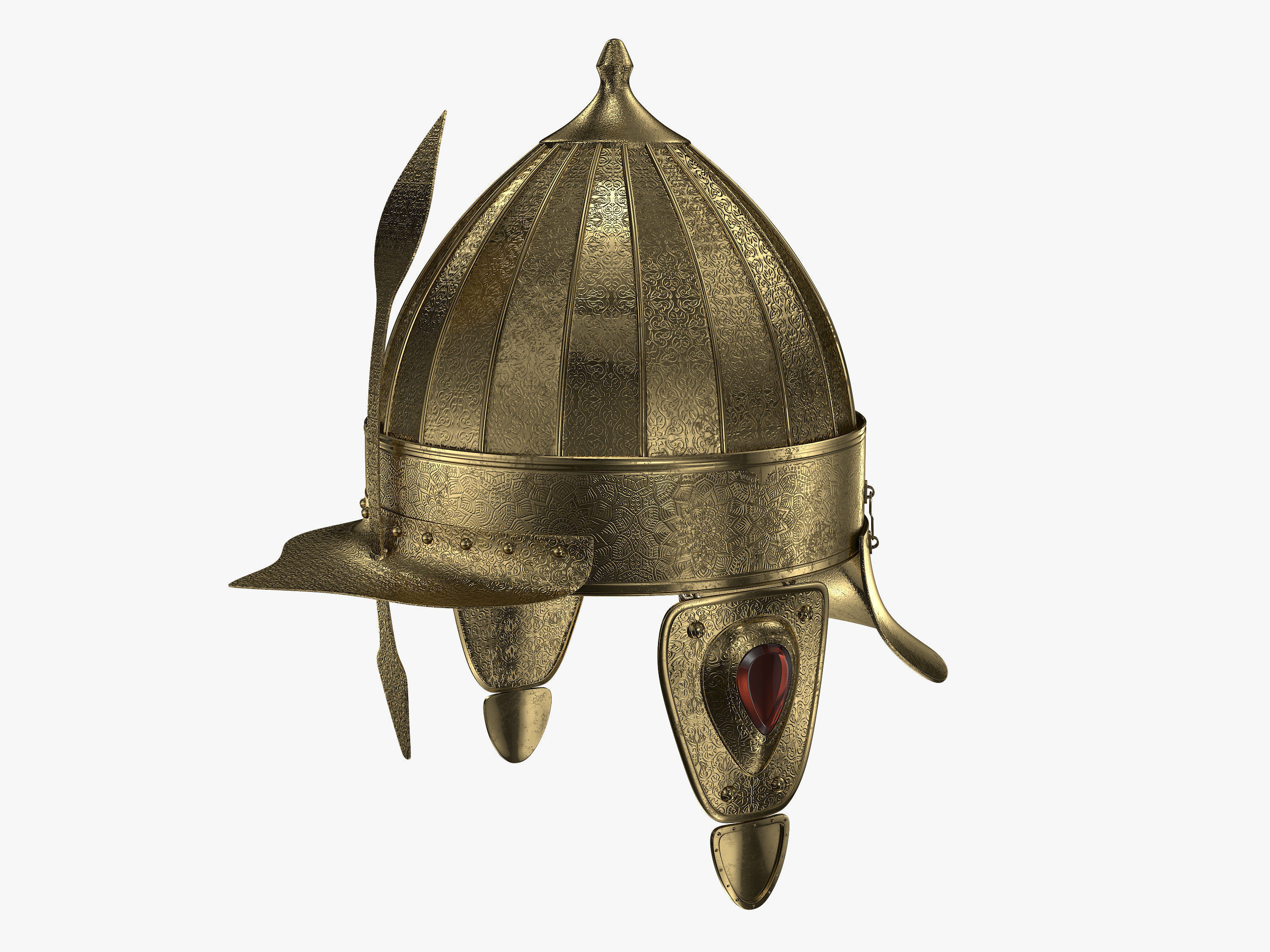 Ottoman Helmet 3D model_4