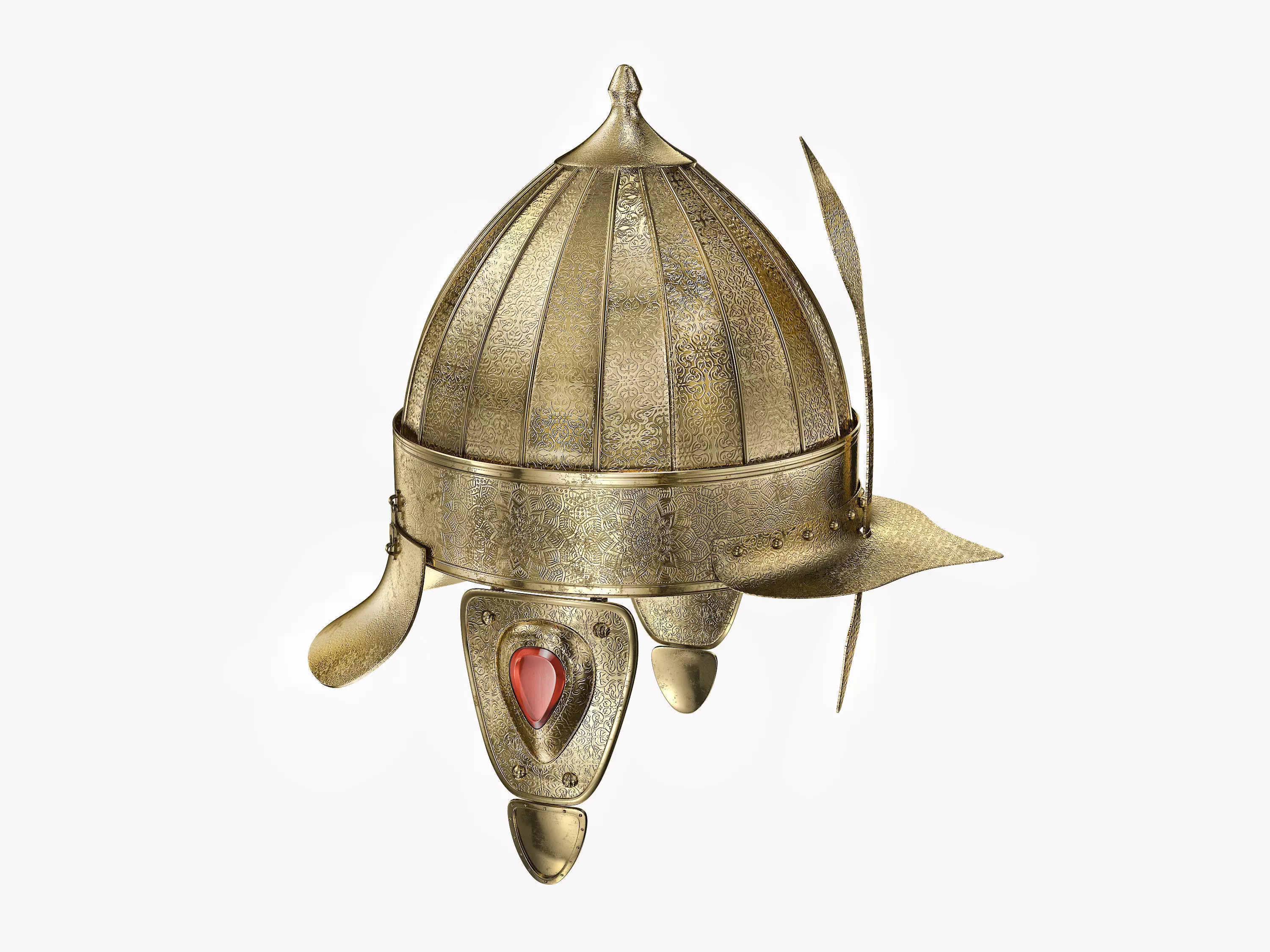 Ottoman Helmet 3D model_0