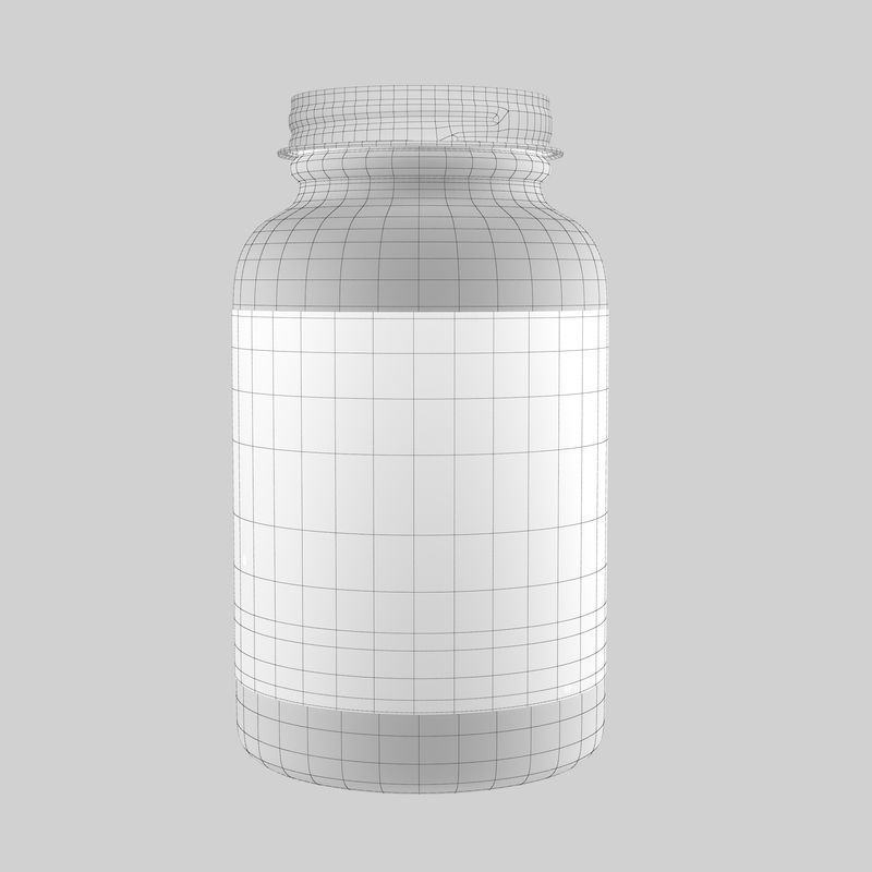 Medicine Bottle 3D model_8