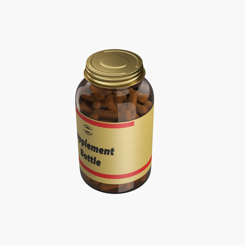 Medicine Bottle 3D model_4