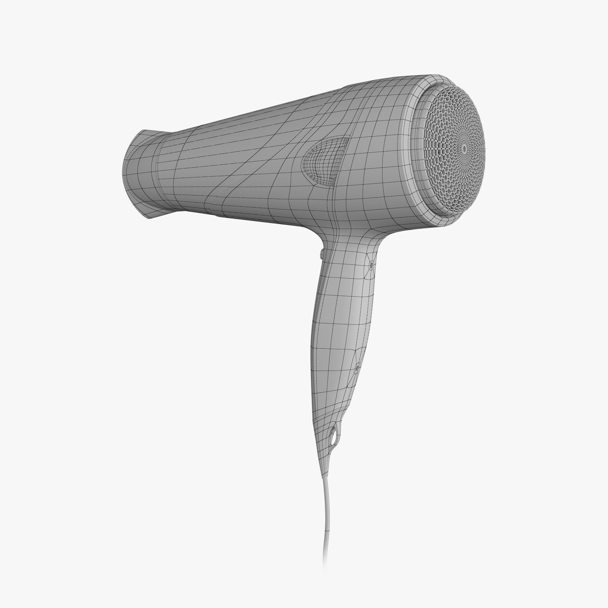 Hair Dryer 3D model_7