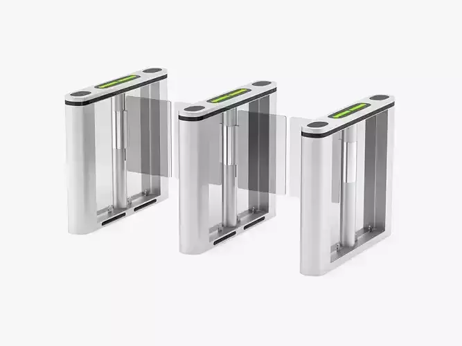 Swing Gate Waterproof with Acrylic Turnstile Barrier