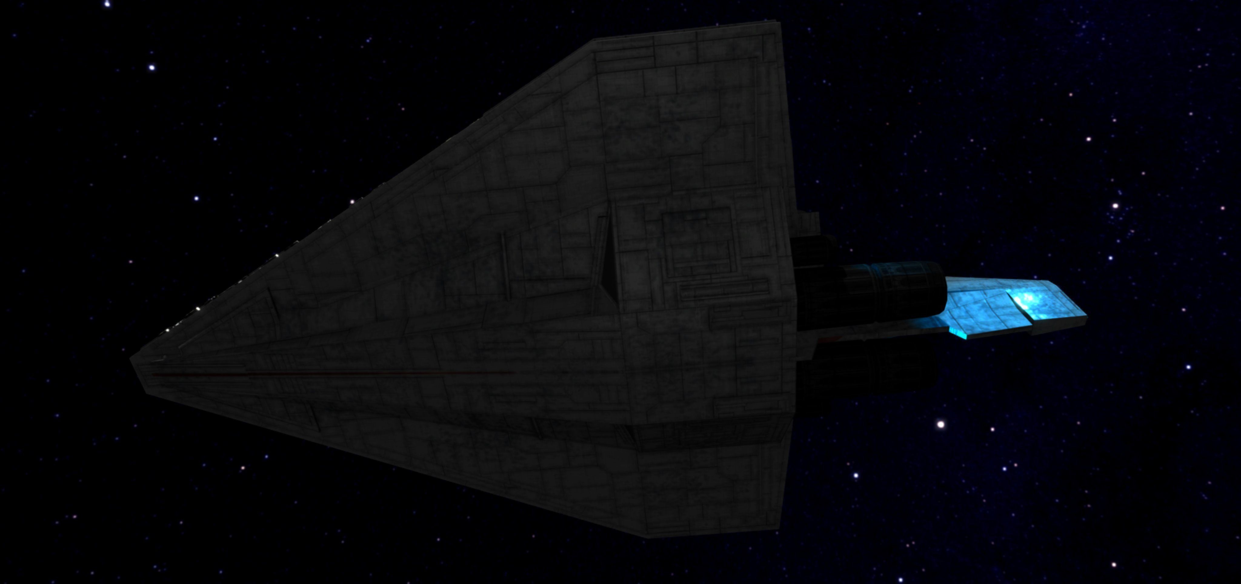 STAR WARS - ACCLAMATOR CLASS ASSAULT SHIP Low-poly 3D model_6