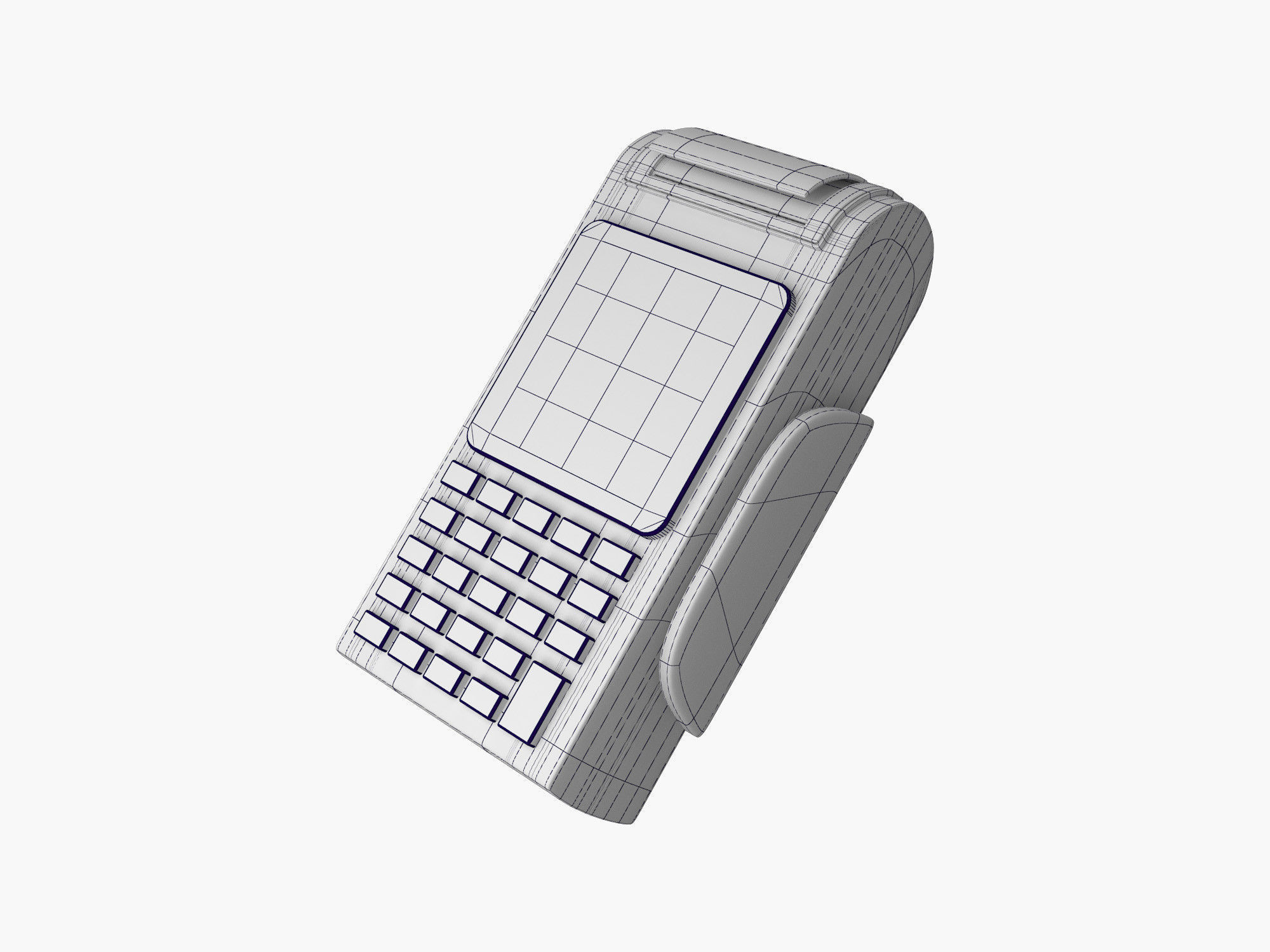 Credit Card Terminal 3D model_4