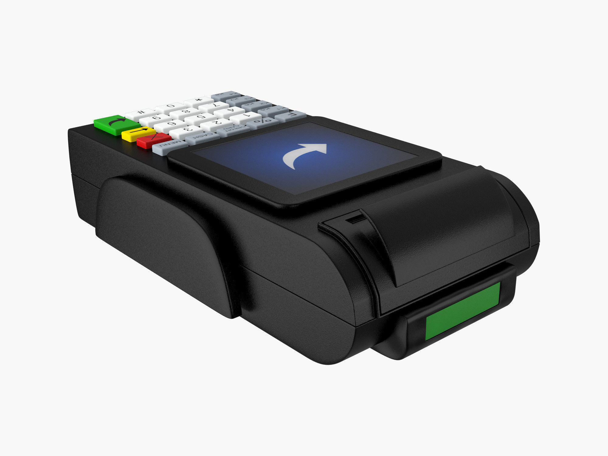 Credit Card Terminal 3D model_2