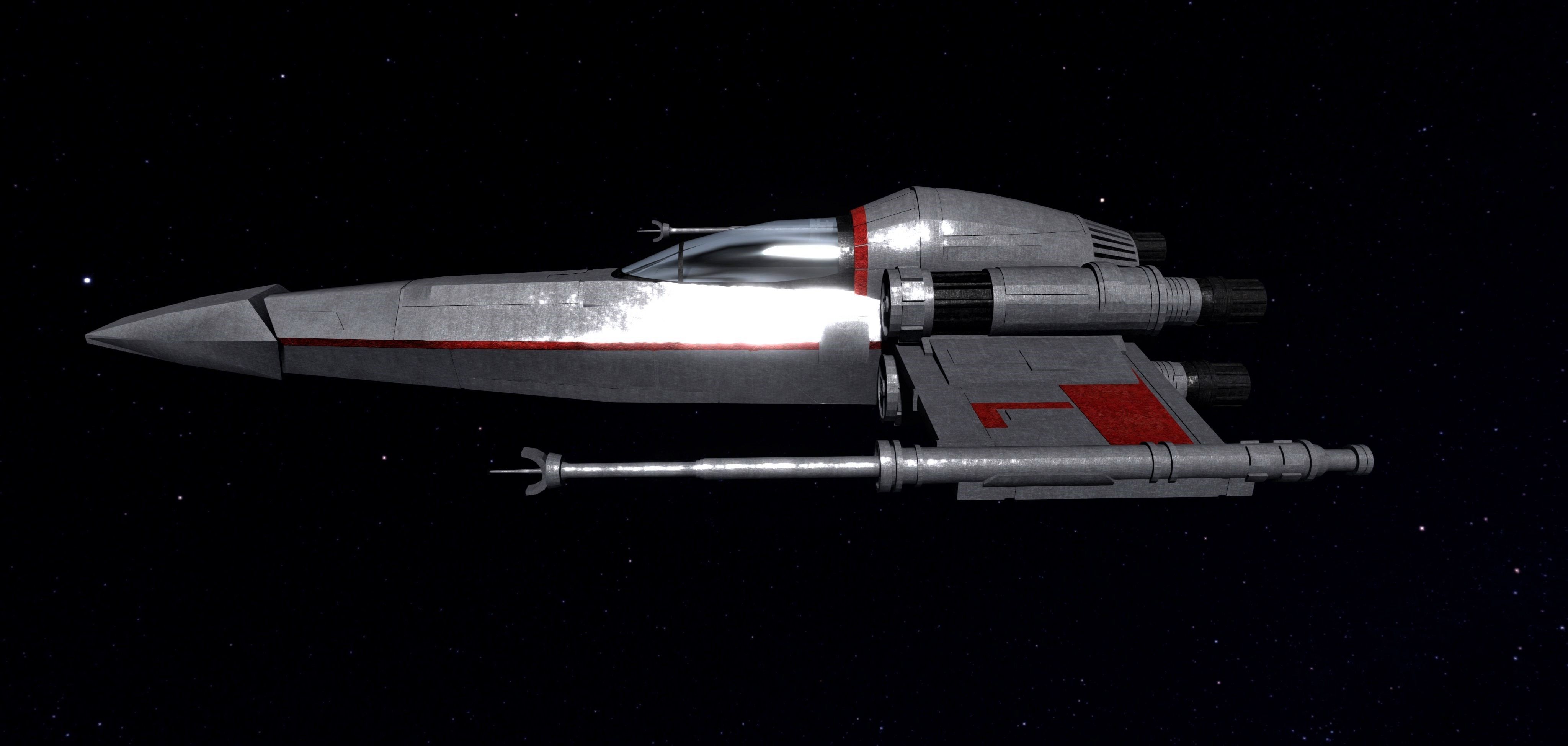 STAR WARS - Z95 HEADHUNTER Low-poly 3D model_6