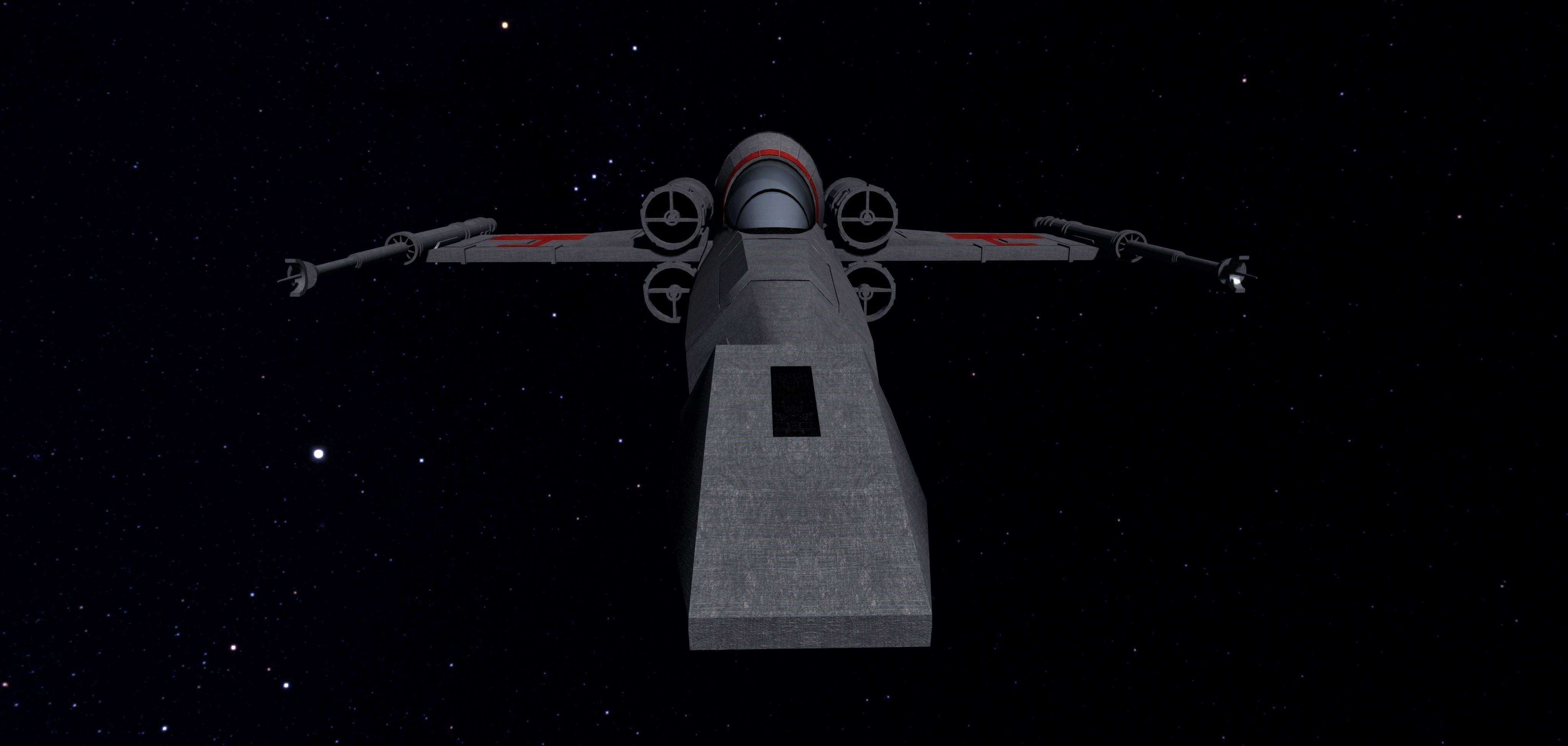 STAR WARS - Z95 HEADHUNTER Low-poly 3D model_2