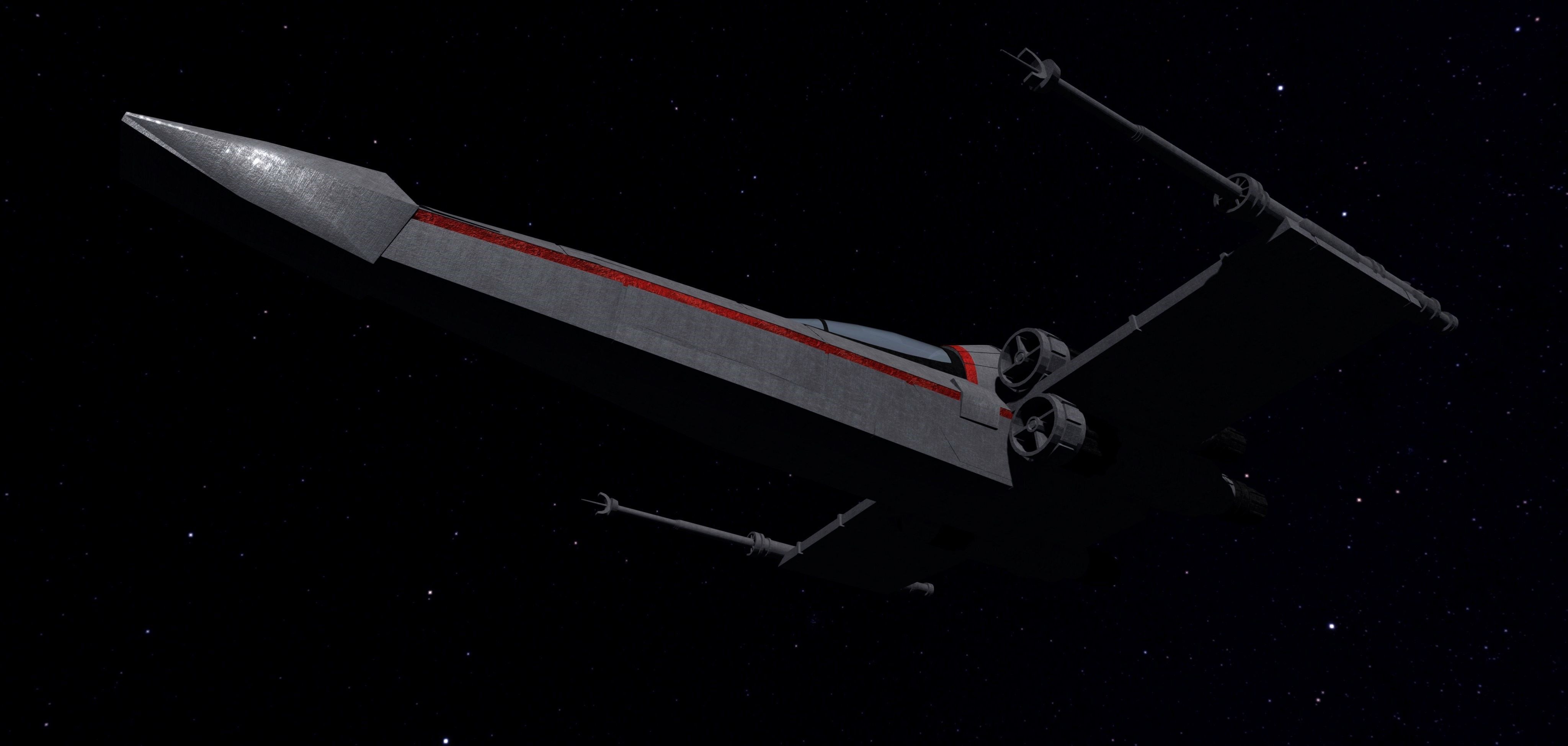 STAR WARS - Z95 HEADHUNTER Low-poly 3D model_1
