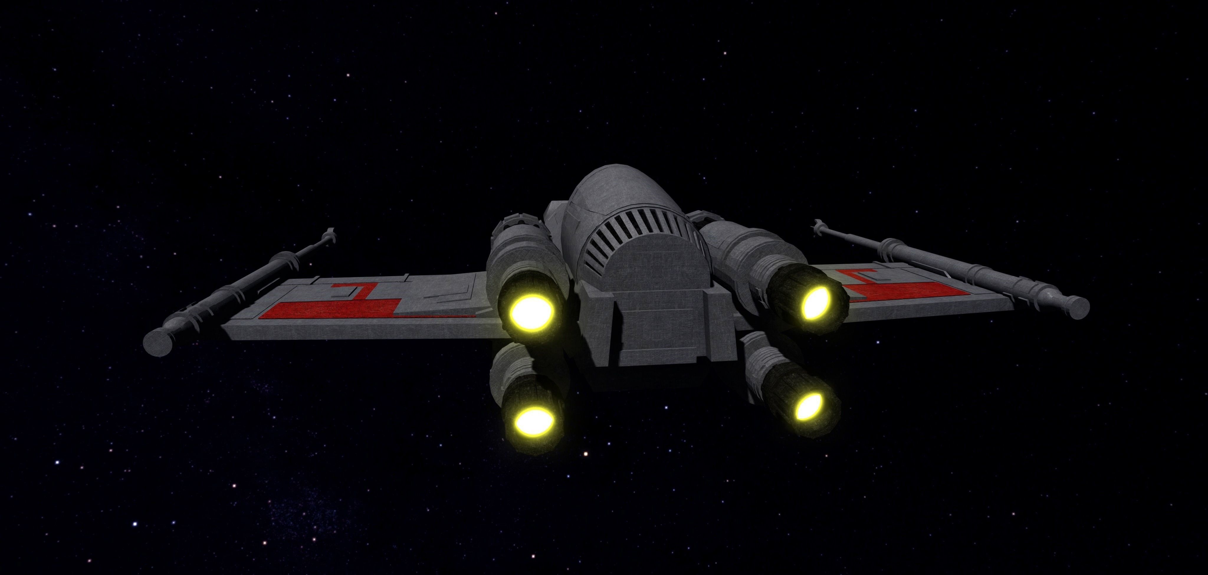 STAR WARS - Z95 HEADHUNTER Low-poly 3D model_3