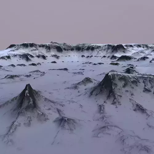 Landscape 49 Low-poly 3D model