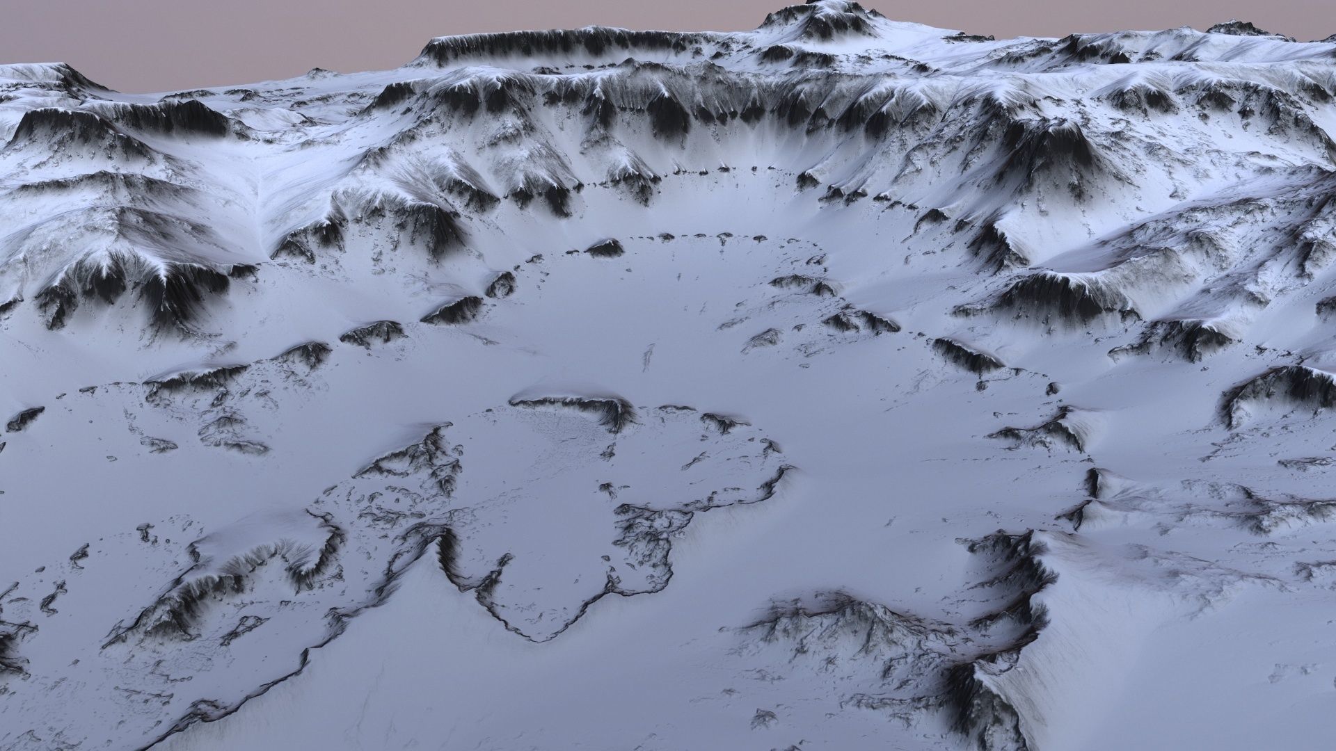 Landscape 49 Low-poly 3D model_4