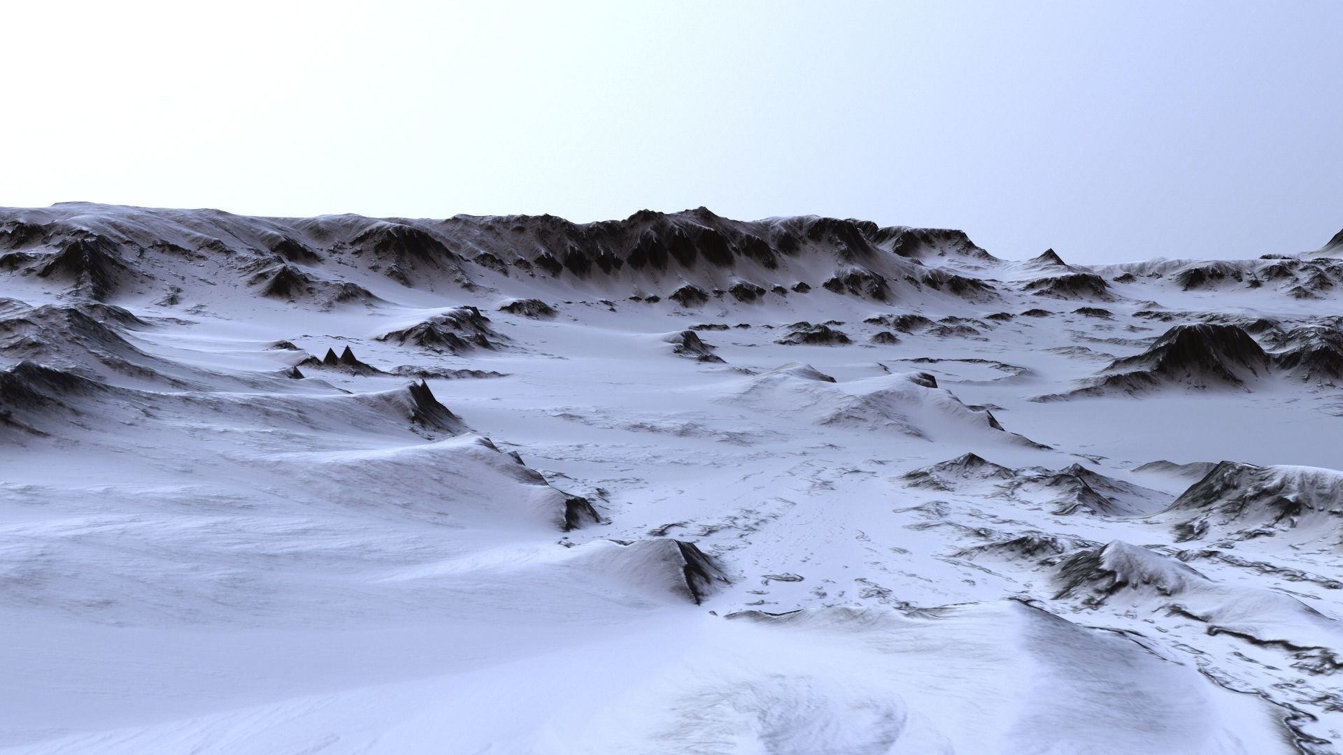 Landscape 49 Low-poly 3D model_2