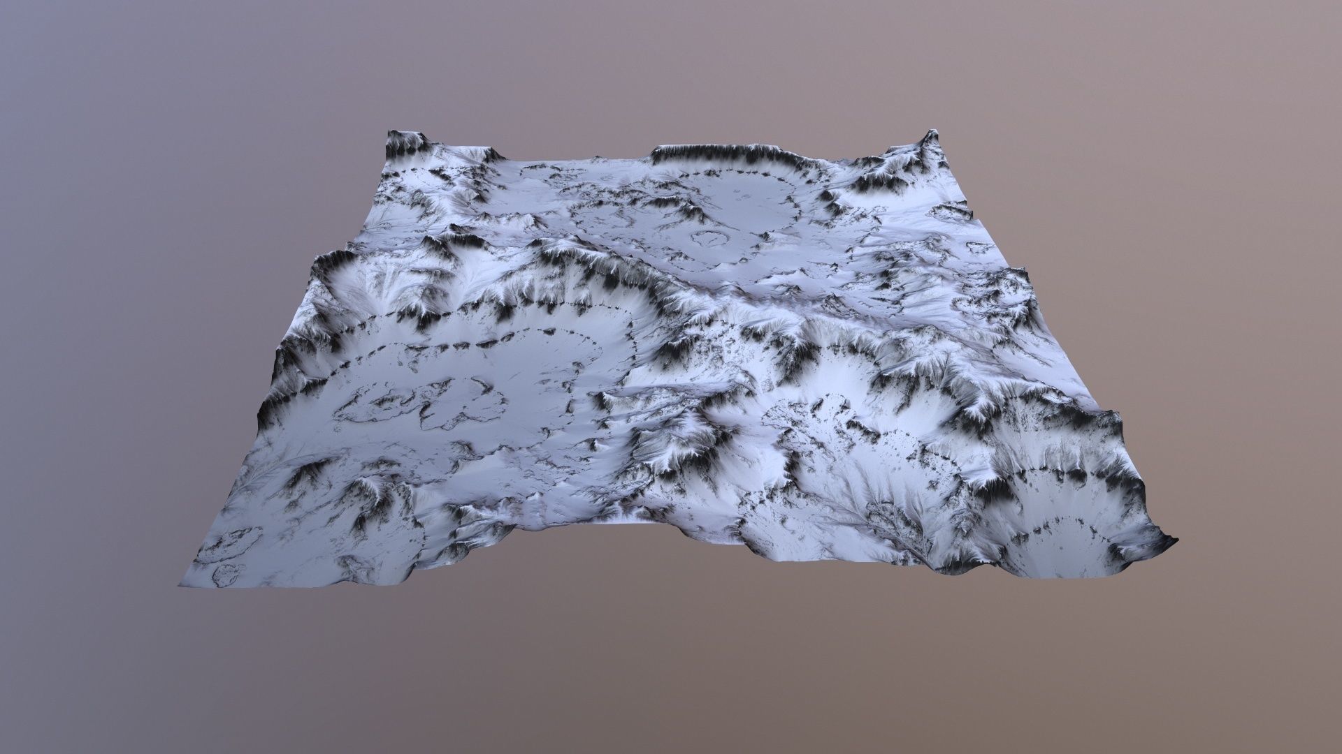 Landscape 49 Low-poly 3D model_5