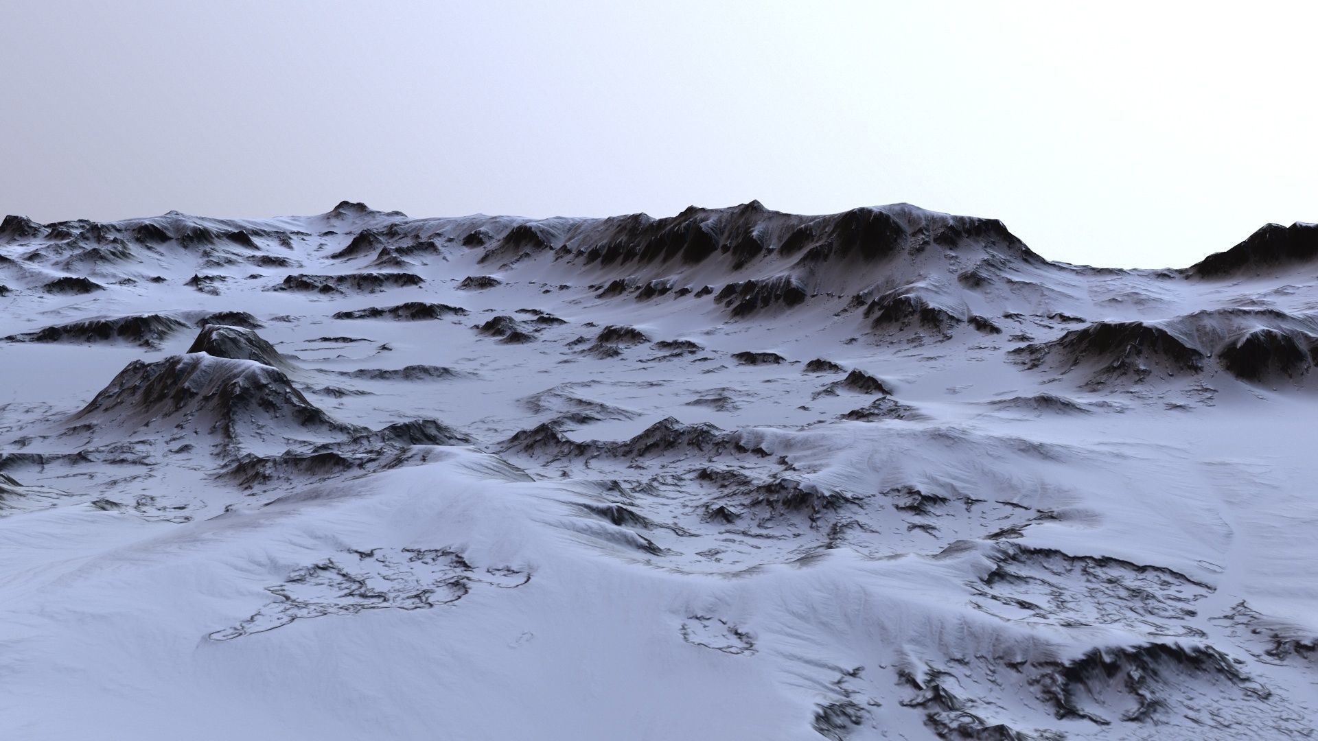 Landscape 49 Low-poly 3D model_1