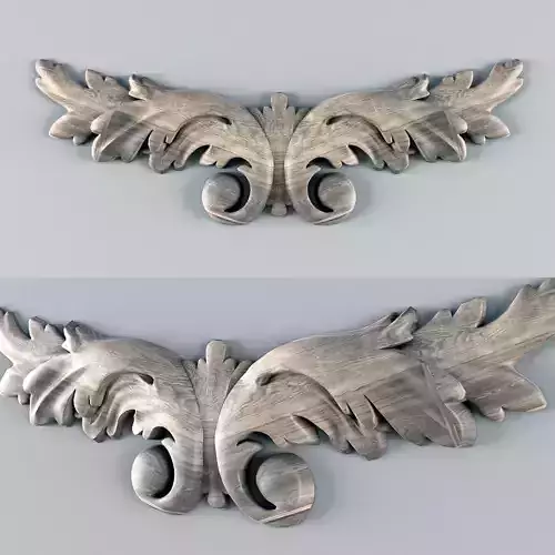 wood decor 3D model