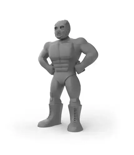 Mexican Wrestler Hurricane Ramirez 3D print model
