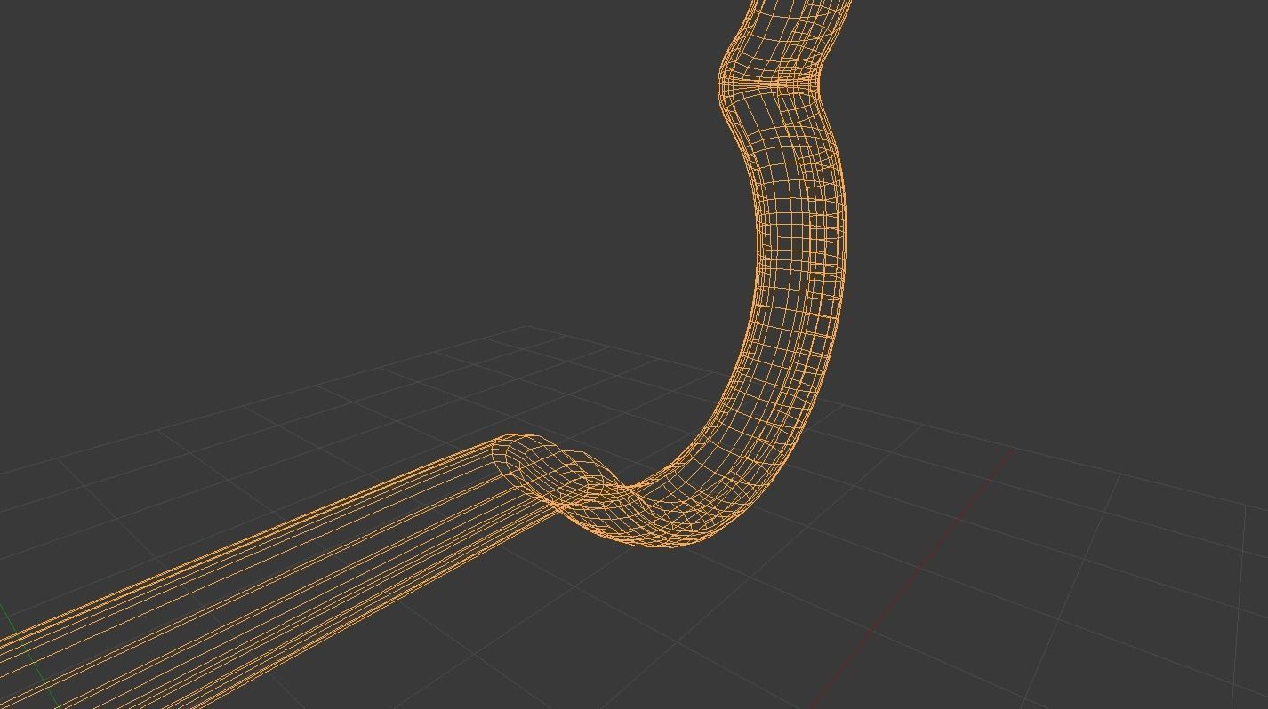 smooth dog tag model Low-poly 3D model_16