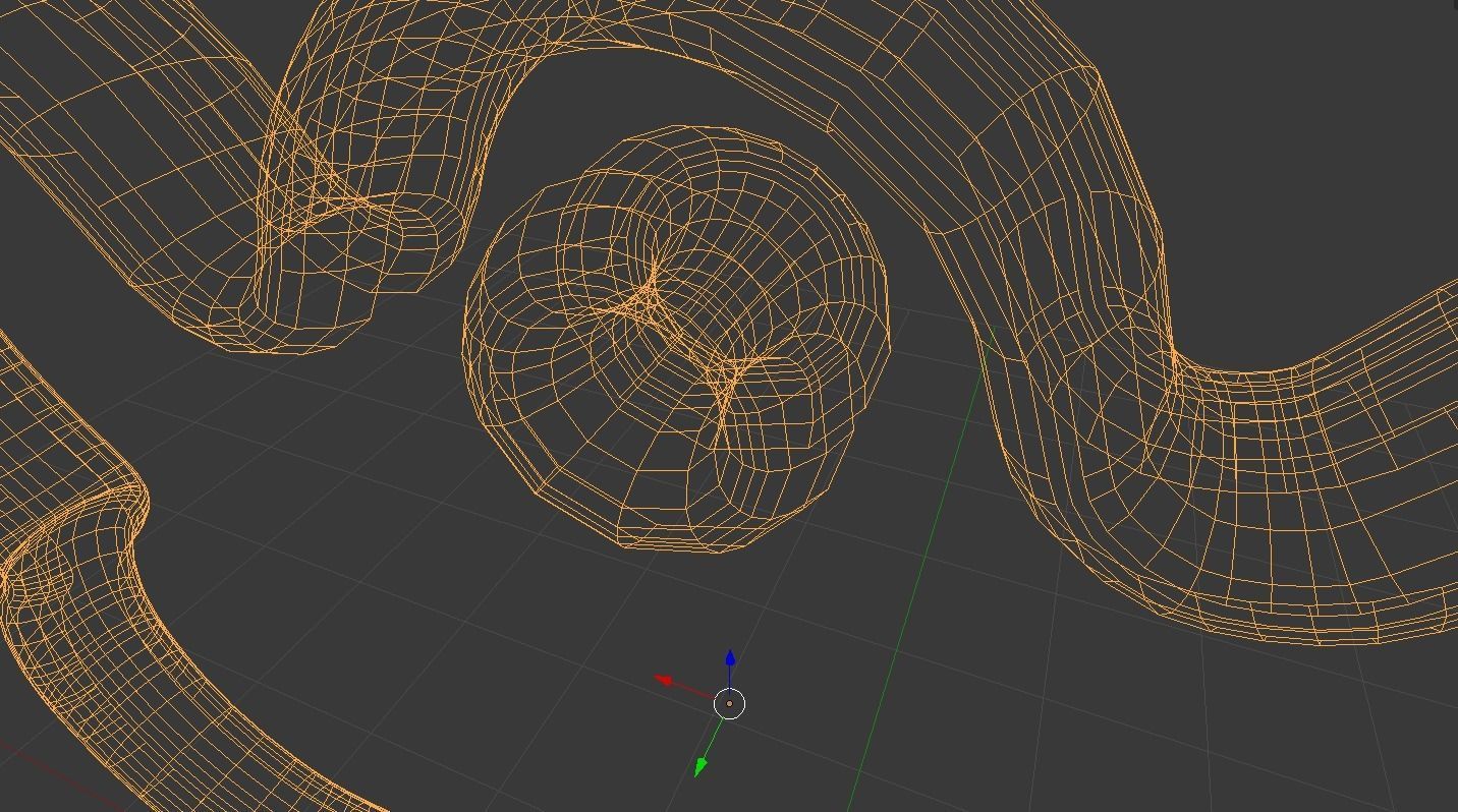 smooth dog tag model Low-poly 3D model_15