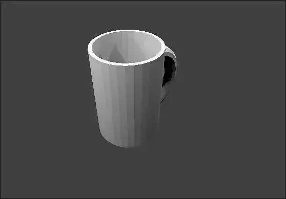 Coffee Cup OBJ 3DS FBX