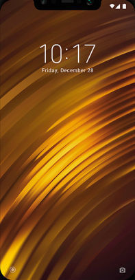 Xiaomi Pocophone F1 dark blue Low-poly 3D model_33