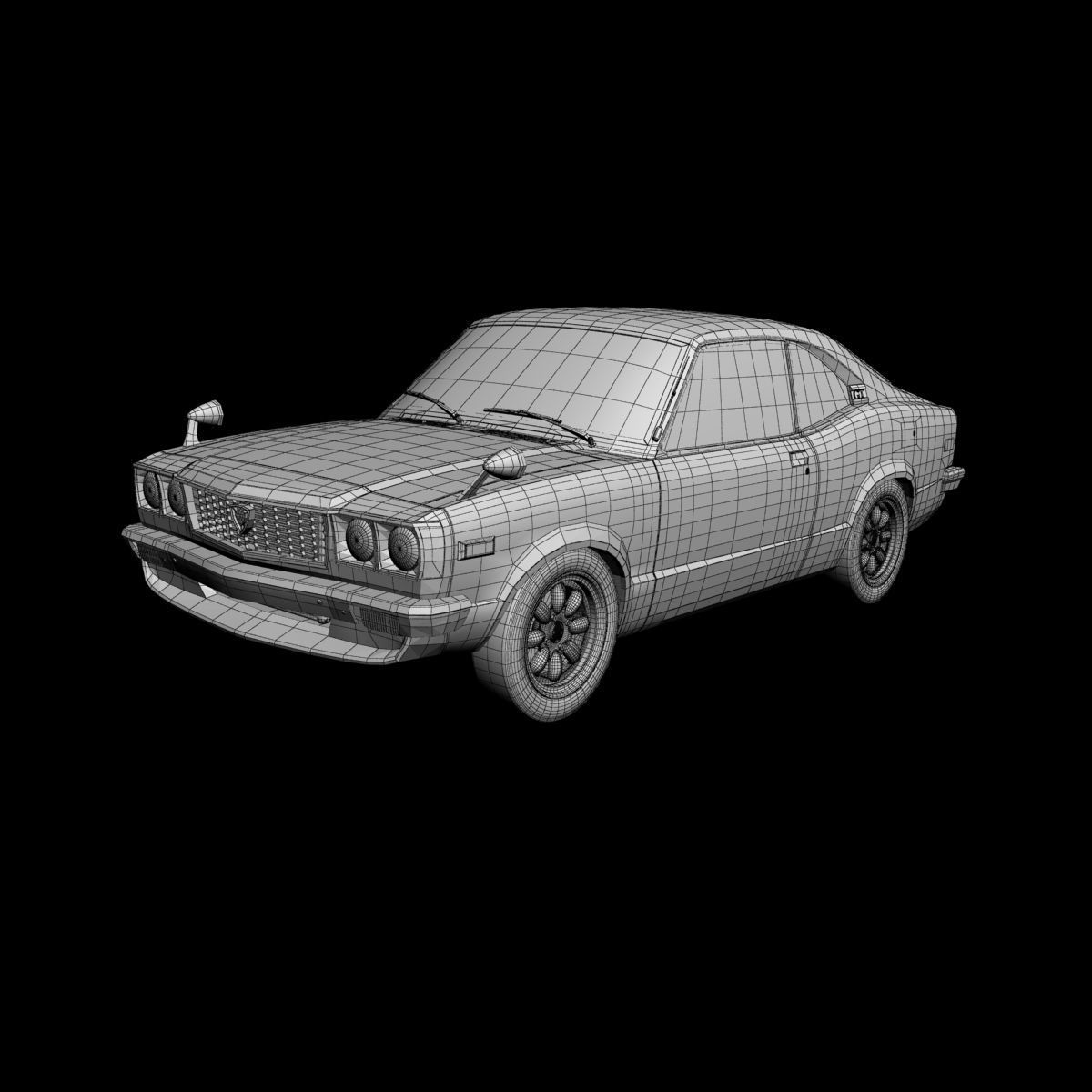Mazda  RX3 Savanna 3D model_13