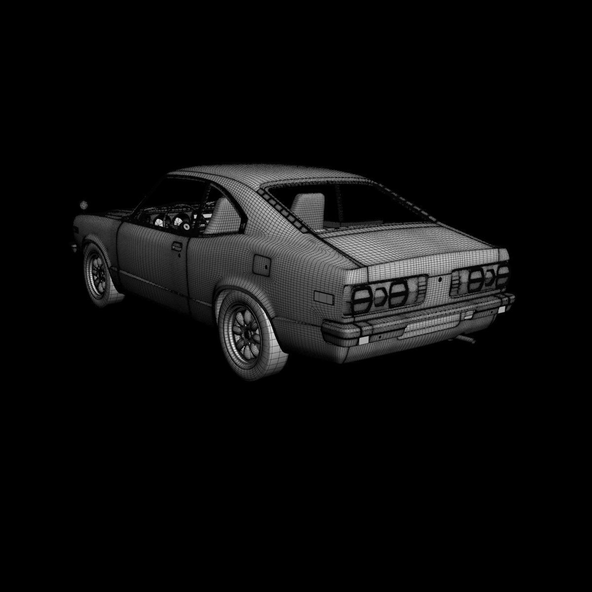 Mazda  RX3 Savanna 3D model_16