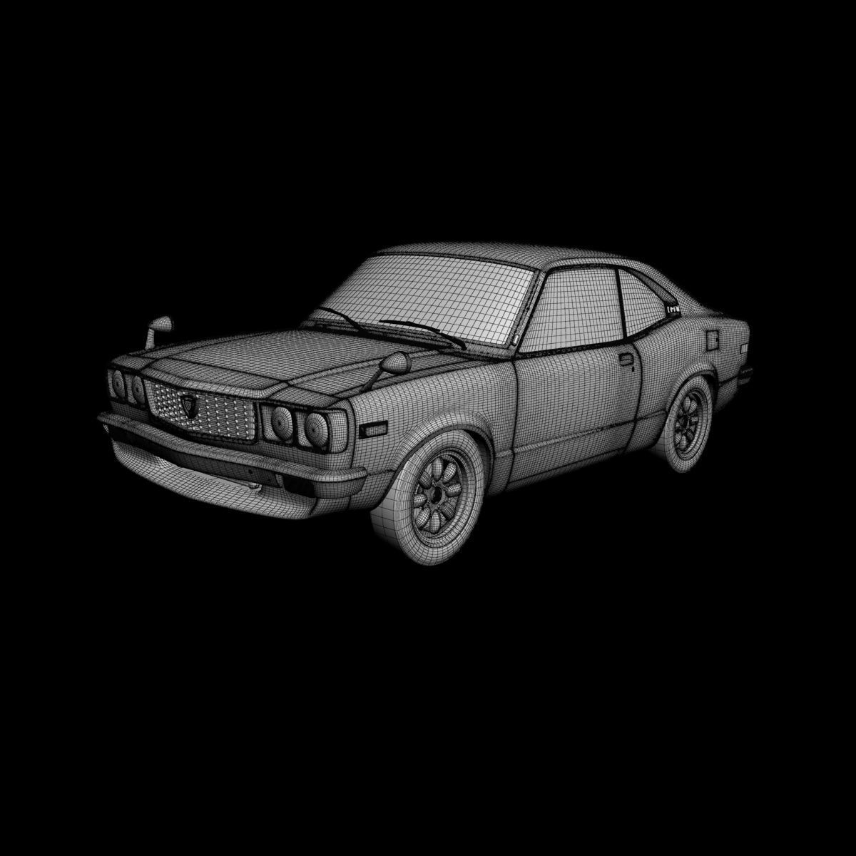 Mazda  RX3 Savanna 3D model_14