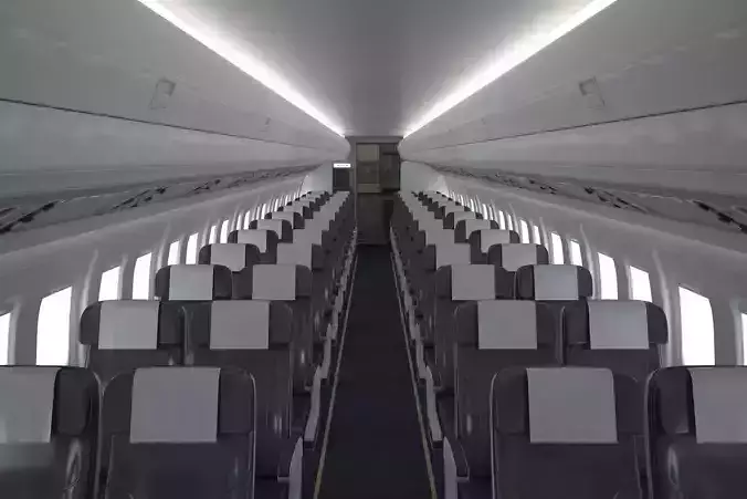 Airplane Cabin V3 3D model
