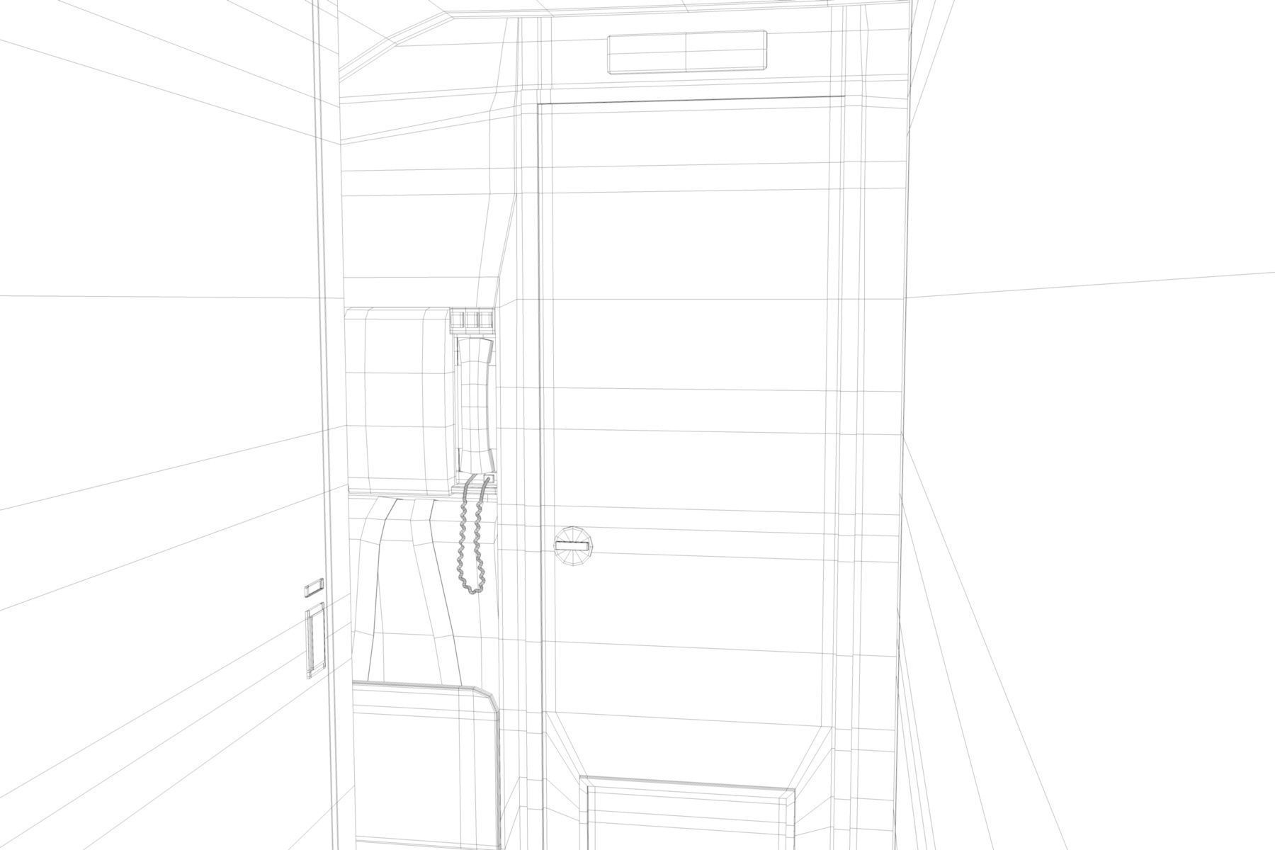 Airplane Cabin V3 3D model_21