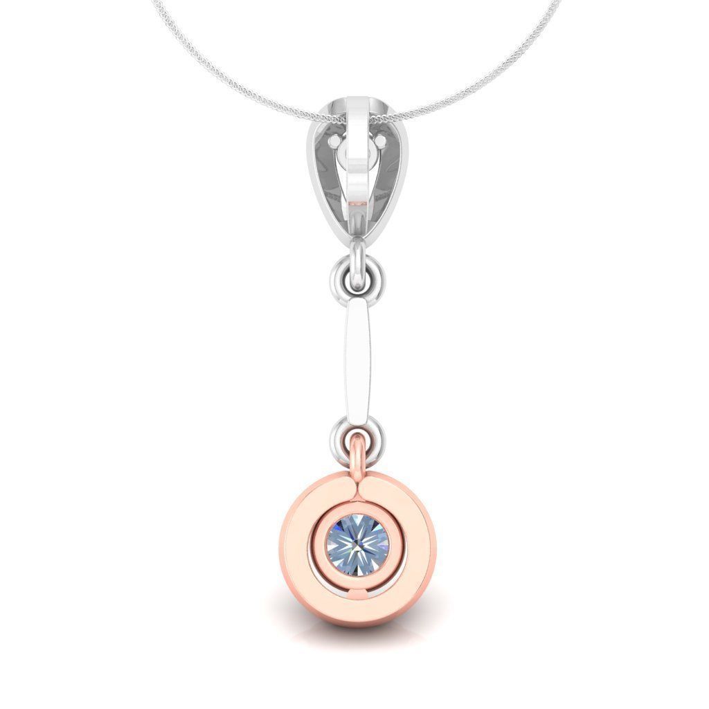 Solitaire pendant 3dm stl render detail 3D print model 3D print model_2