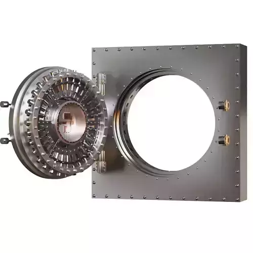 Bank Collection - Steel Bank Safe 3D 3D model