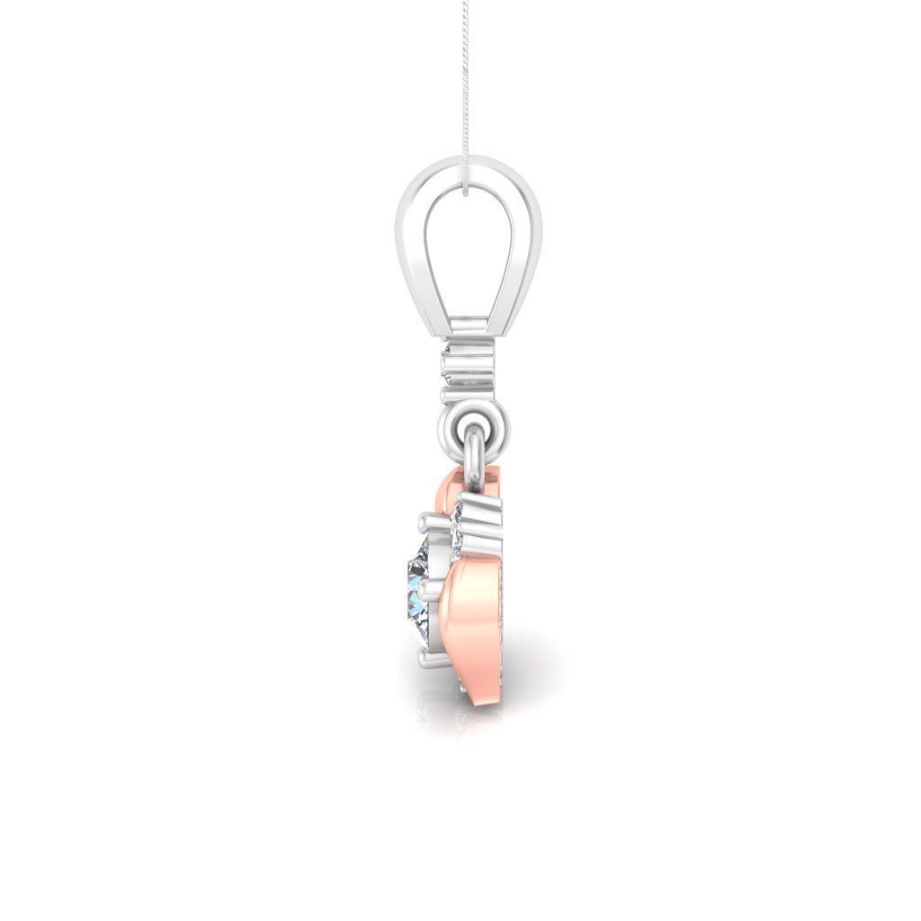 Solitaire pendant 3dm stl render detail 3D print model 3D print model_3