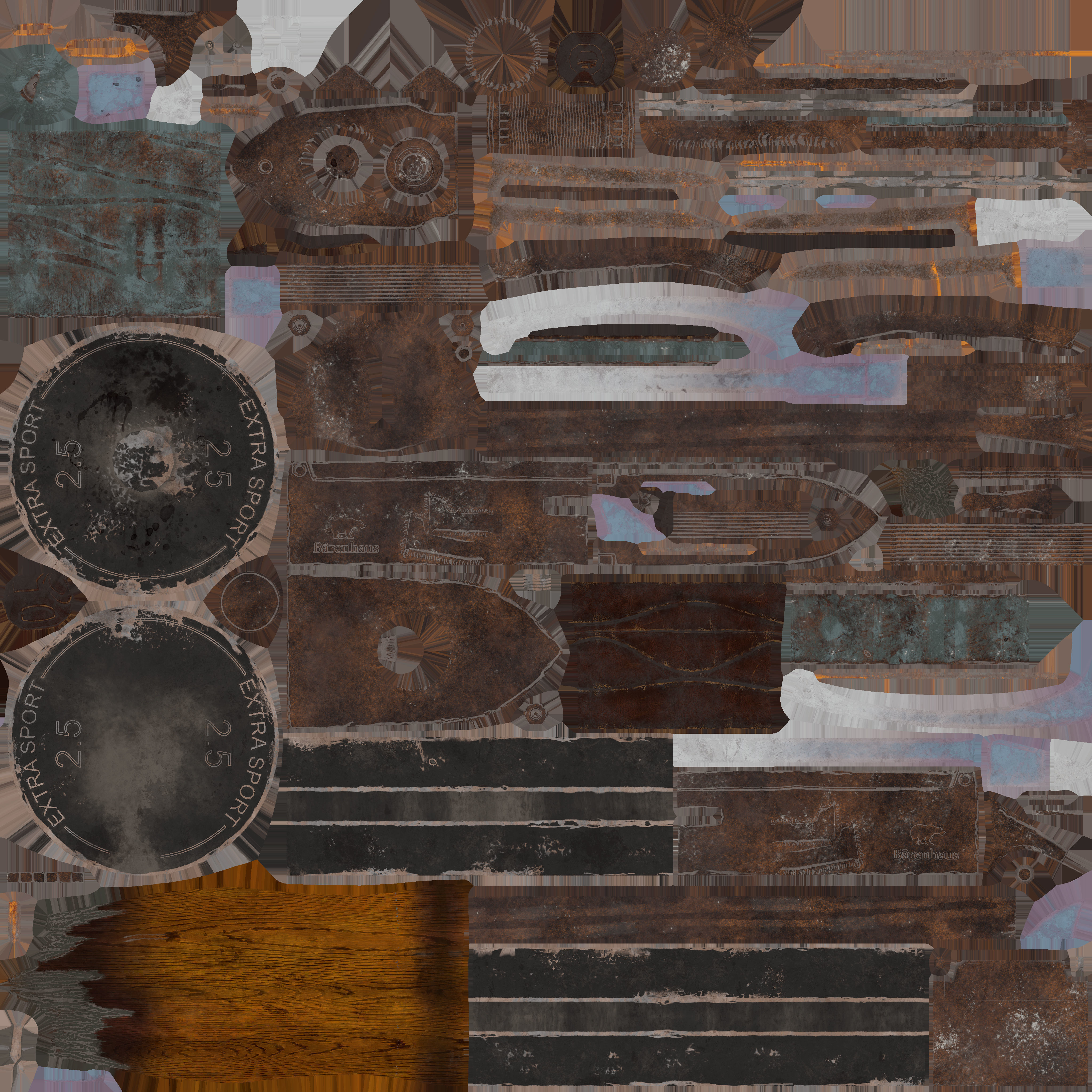 Hammer Low-poly 3D model_5