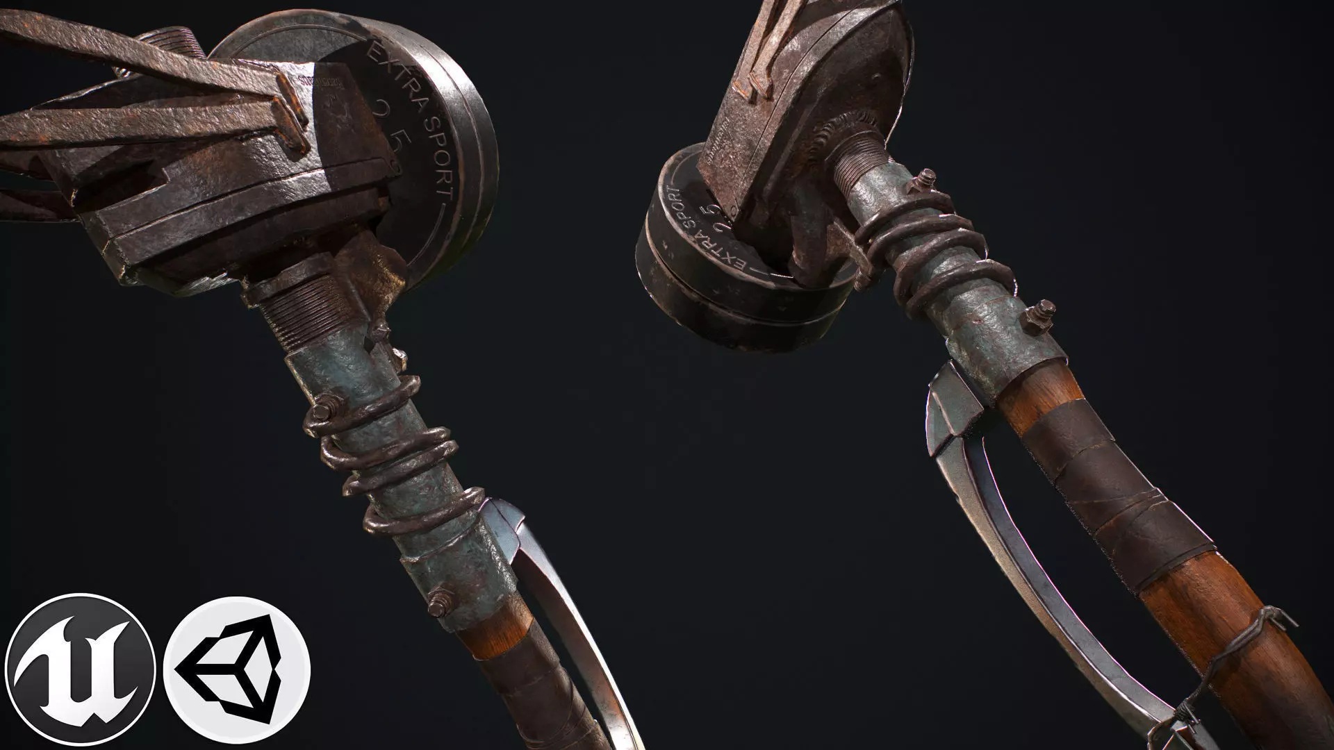 Hammer Low-poly 3D model_0