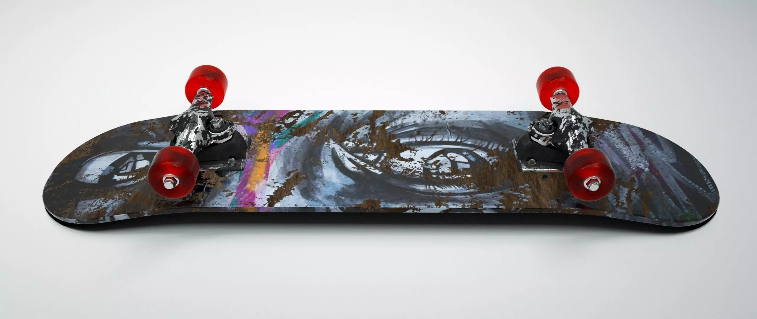 skateboard octane cinema4d 3D model