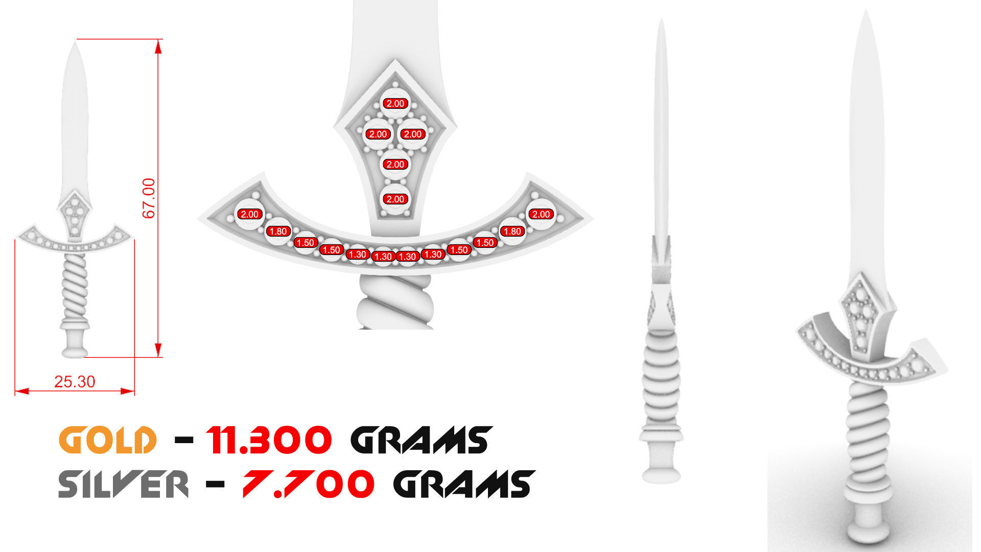 finish Smoking for cigar 3D print model_4