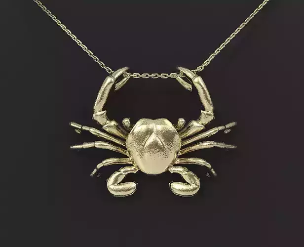 Cancer Zodiac Pendant 3D print model