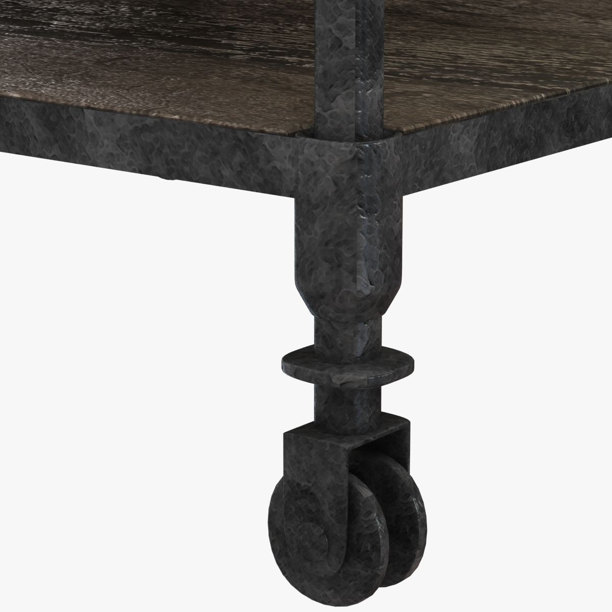 Restoration Hardware Dutch Industrial Side Table 3D model_1