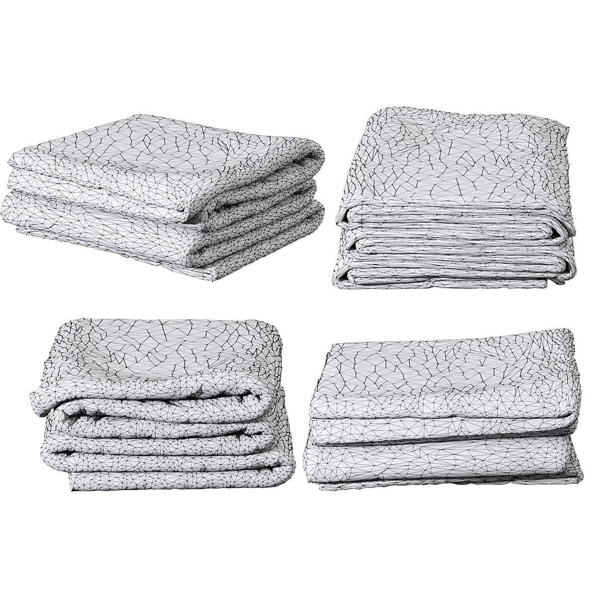 PLAID FOLDED 3D model_6