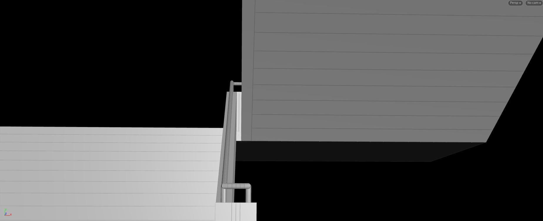 Houdini Stair Asset Low-poly 3D model 3D model_5