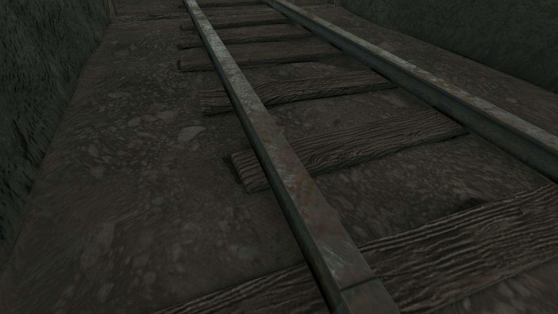 Low Poly Modular Mine Shaft With PBR Materials Low-poly 3D model_9