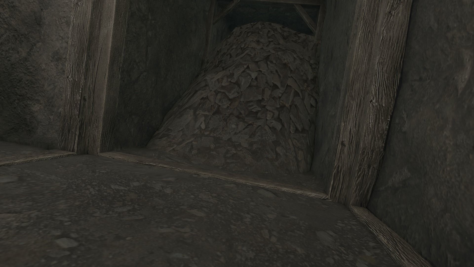 Low Poly Modular Mine Shaft With PBR Materials Low-poly 3D model_16