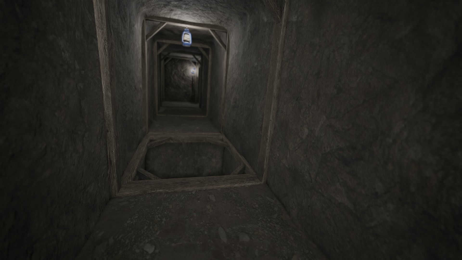 Low Poly Modular Mine Shaft With PBR Materials Low-poly 3D model_13